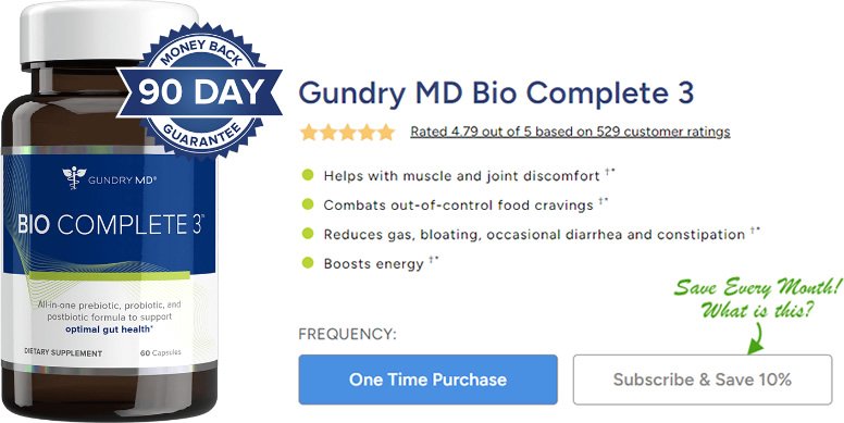 Bio Complete 3 Reviews: Does Gundry MD's 3-in-1 Gut Formula Really Work?