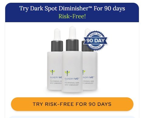 Gundry MD Dark Spot Diminisher Reviews: Does Dr. Gundry's Polyphenol Formula Actually Fade Age Spots?