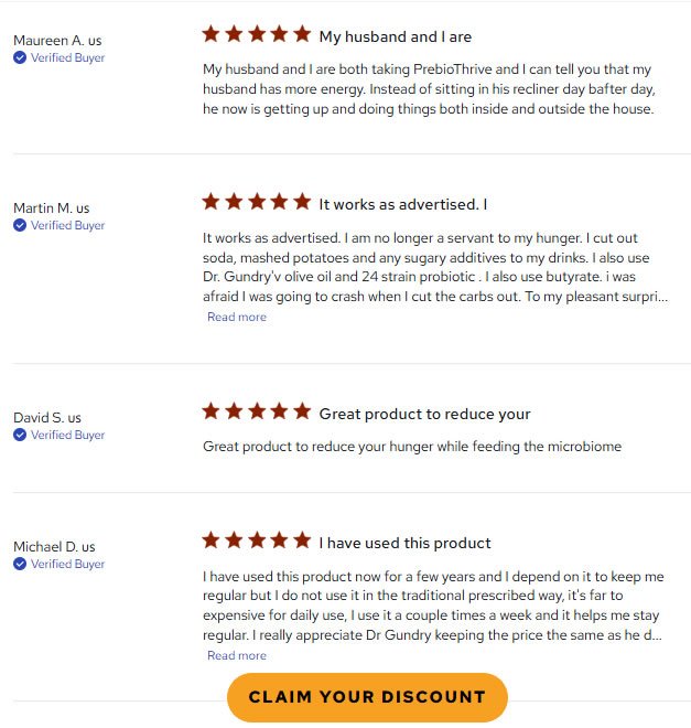 Gundry MD PrebioThrive Reviews: Does Dr. Gundry's Prebiotic Supplement Actually Balance Your Gut?